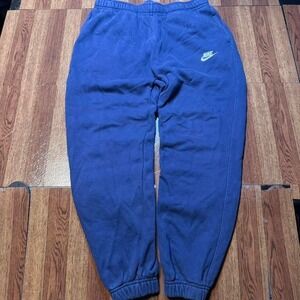 Nike Blue Fleece Retro Tech Sportswear Sweatpants Jogger Medium